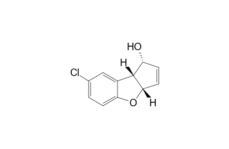 1H-Cyclopenta[b]benzofuran-1-ol, 7-chloro-3a,8b-dihydro-, (1.alpha.,3a.beta.,8b.beta.)-
