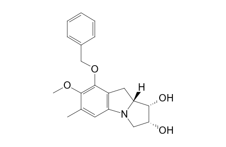 (2R,3S,3aR)-5-benzyloxy-6-methoxy-7-methyl-2,3,3a,4-tetrahydro-1H-pyrrolo[1,2-a]indole-2,3-diol