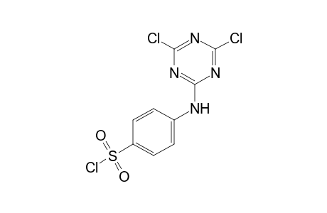 Benzenesulfonyl chloride, 4-[(4,6-dichloro-1,3,5-triazin-2-yl)amino]-