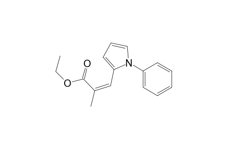 Ethyl (2Z)-2-methyl-3-(1-phenylpyrrol-2-yl)prop-2-enoate