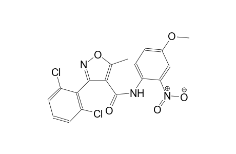 3-(2,6-dichlorophenyl)-N-(4-methoxy-2-nitrophenyl)-5-methyl-4-isoxazolecarboxamide