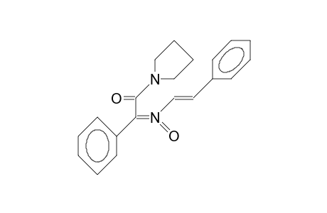 1-(Phenyl-(2-phenylethenyl)-imino)-acetyl)-pyrrolidine-N-oxide