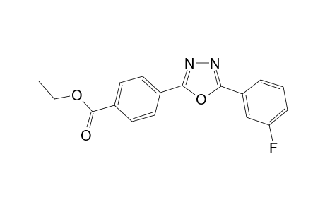 Ethyl 4-[5-(3-fluorophenyl)-1,3,4-oxadiazol-2-yl]benzoate