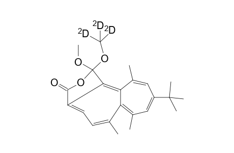 (PM,3RS)-13-(t-butyl)-3-methoxy-3-[trideuterio]methoxy-9,11,15-trimethyl-4-oxatricyclo[8.5.0.0(2,6)]pentadeca-1,6,8,10,12,14-hexaen-5-one