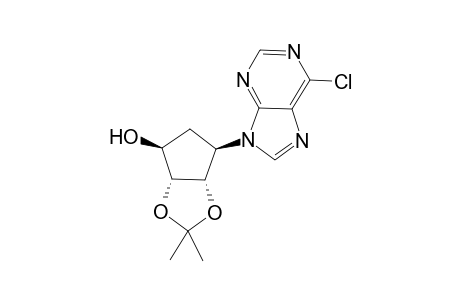 (3aR,4S,6R,6aS)-6-(6-chloranylpurin-9-yl)-2,2-dimethyl-4,5,6,6a-tetrahydro-3aH-cyclopenta[d][1,3]dioxol-4-ol