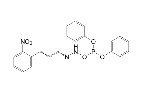 o-nitrocinnamaldehyde, [(diphenoxyphosphino)oxy]hydrazone