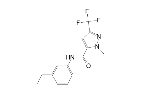 N-(3-ethylphenyl)-1-methyl-3-(trifluoromethyl)-1H-pyrazole-5-carboxamide