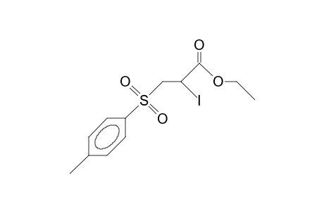 2-Iodo-3-(4-tolyl-sulfonyl)-propionic acid, ethyl ester