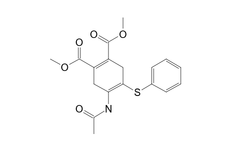 Dimethyl 4-acetamido-5-phenylthiocyclohexa-1,4-diene-1,2-dicarboxylate