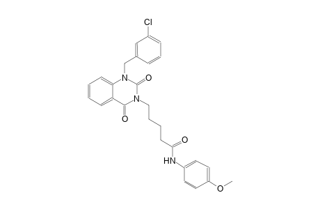 5-(1-(3-chlorobenzyl)-2,4-dioxo-1,4-dihydro-3(2H)-quinazolinyl)-N-(4-methoxyphenyl)pentanamide