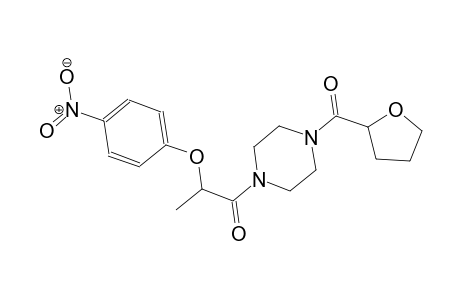 1-[2-(4-nitrophenoxy)propanoyl]-4-(tetrahydro-2-furanylcarbonyl)piperazine