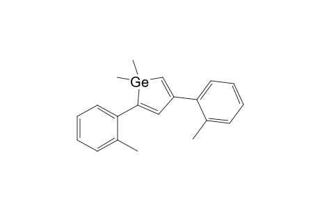 1,1-Dimethyl-3,5-bis(o-tolyl)-1-germacyclopenta-2,4-diene