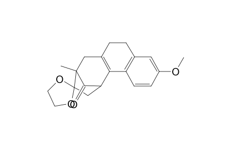 9,9-ethylenedioxy-3-methoxy-8-methyl-5,6,8,9,10,11-hexahydro-8,11-methano-7H-cyclohepta[a]naphthalen-12-one