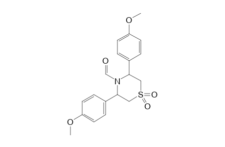 3,5-(4-METHOXYDIPHENYL)-TETRAHYDRO-N-FORMYL-1,4-THIAZINE-1,1-DIOXIDE