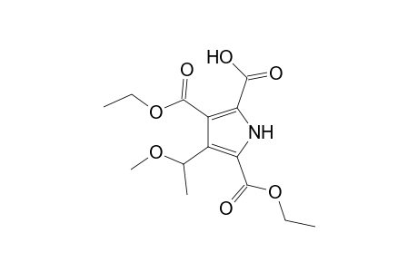 2-Carboxy-3,5-bis(ethoxycarbonyl)-4-(methoxyethyl)pyrrole