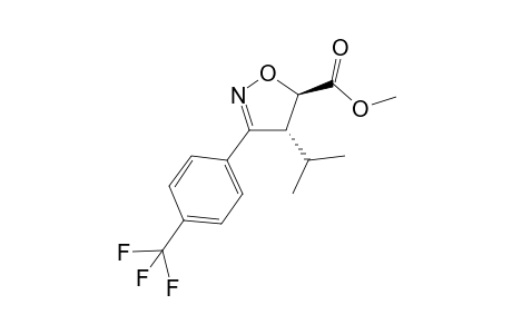 Methyl 3-(4-trifluoromethylphenyl)-4,5-dihydroisoxazole-4-isopropyl-5-carboxylate