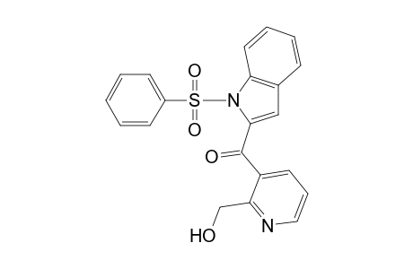 1H-Indole, 2-[[2-(hydroxymethyl)-3-pyridinyl]carbonyl]-1-(phenylsulfonyl)-