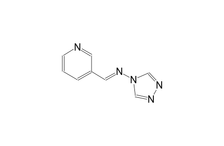 4H-1,2,4-triazol-4-amine, N-[(E)-3-pyridinylmethylidene]-