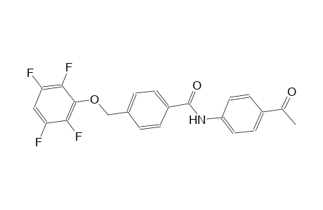 N-(4-acetylphenyl)-4-[(2,3,5,6-tetrafluorophenoxy)methyl]benzamide