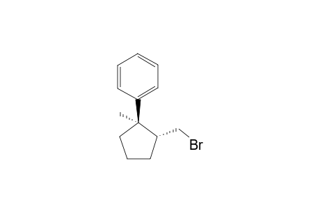 rel(1R,2R)-2-Bromomethyl-1-methyl-1-phenylcyclopentane