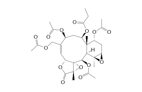 16-Acetoxystecholide B Acetate