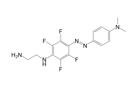 4'-Dimethylamino-4-(2-aminoethylamino)-2,3,5,6-tetrafluoroazobenzene