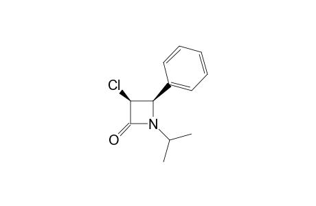 (3S,4R)-3-chloranyl-4-phenyl-1-propan-2-yl-azetidin-2-one