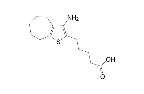 5-(3-Amino-5,6,7,8-tetrahydro-4H-cyclohepta[b]thiophen-2-yl)-pentanoic acid