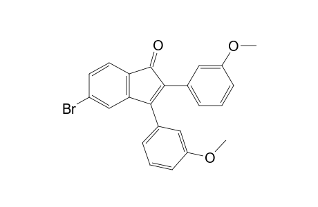 5-Bromo-2,3-bis(3-methoxyphenyl)-1H-inden-1-one