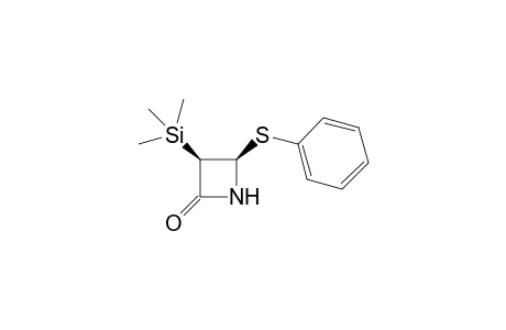 (3R,4R)-4-Thiophenyl-3-(trimethylsilyl)-2-azetidinone