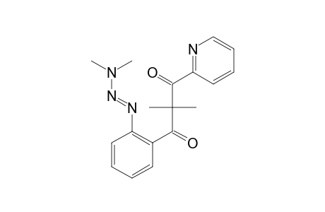(E)-1-[2-(3,3-Dimethyltriaz-1-enyl)phenyl]-2,2-dimethyl-3-(pyridin-2-yl)propane-1,3-dione