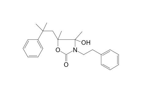 2(3H)-Oxazolone, dihydro-4-hydroxy-4,5-dimethyl-5-(2-methyl-2-phenylpropyl)-3-(2-phenylethyl)-