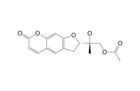 (2'S,1''S)-2,3-DIHYDRO-2-(2-ACETOXY-1-HYDROXY-METHYLETHYL)-7H-FURO-[3,2-G]-[1]-BENZOPYRAN-7-ONE