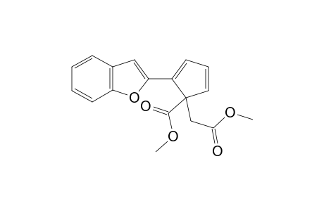 Methyl 2-(benzofuran-2-yl)-1-(2-methoxy-2-oxoethyl)cyclopenta-2,4-dienecarboxylate