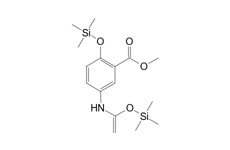 Methyl 2-trimethylsiloxy-N-(1-trimethylsiloxyethylene)-5-amino-phenyl-methanoate