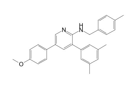 N-[3-(3,5-Dimethylphenyl)-5-(4-methoxyphenyl)pyridin-2-yl]-N-[(4-methyl)benzyl]amine