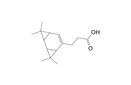 Tricyclo[5.1.0.02,4]oct-5-ene-5-propanoic acid, 3,3,8,8-tetramethyl-