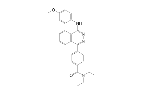 N,N-diethyl-4-[4-(4-methoxyanilino)-1-phthalazinyl]benzamide