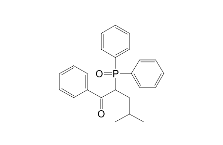 1-Pentanone, 2-(diphenylphosphinyl)-4-methyl-1-phenyl-, (.+-.)-