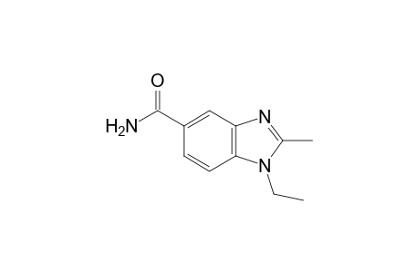 1-ethyl-2-methyl-5-benzimidazolecarboxamide