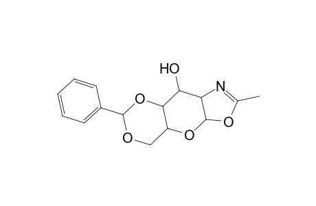 m-Dioxino[4',5':5,6]pyrano[3,2-d]oxazol-9-ol, 3a,4a,5,8a,9,9a-hexahydro-2-methyl-7-phenyl-, stereoisomer