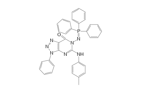 6-[(Triphenylphosphoranyl)amino]-3,6-dihydro-3-phenyl-5-[(p-methylphenyl)amino]-7H-1,2,3-triazolo[4,5-d]pyrimidin-7-one