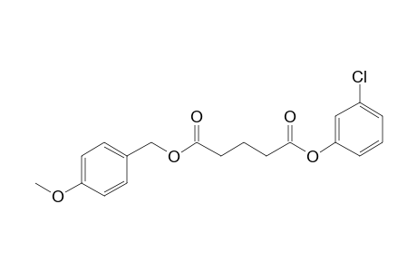 Glutaric acid, 3-chlorophenyl 4-methoxybenzyl ester