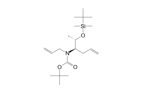 Tert-Butyl (R)-Allyl[(2S)-2-(tert-butyldimethylsiloxy)hex-5-en-3-yl]carbamate