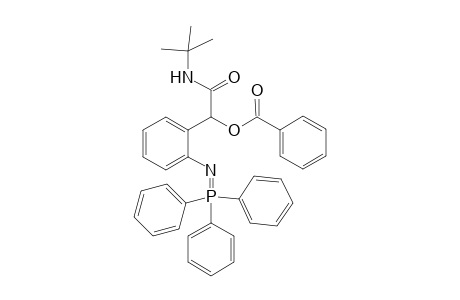 2-(tert-Butylamino)-1-((triphenylphosphoranylidene)2- aminophenyl)-2-oxoethyl benzoate