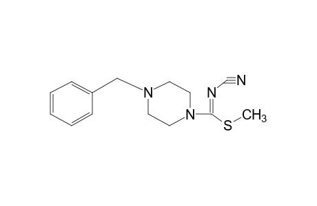 4-BENZYL-N-CYANOTHIO-1-PIPERAZINECARBIMIDIC ACID, METHYL ESTER