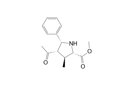DL-Proline, 4-acetyl-3-methyl-5-phenyl-, methyl ester, (2.alpha.,3.beta.,4.alpha.,5.alpha.)-