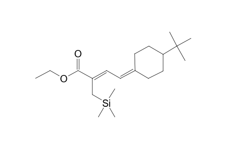 (Z)-Ethyl 4-(4-t-butylcyclohexylidene)-2-(trimethylsilylmethyl)but-2-enoate