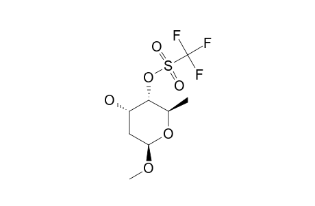 METHYL-2,6-DIDEOXY-4-O-[(TRIFLUOROMETHYL)-SULFONYL]-BETA-D-RIBO-HEXOPYRANOSE