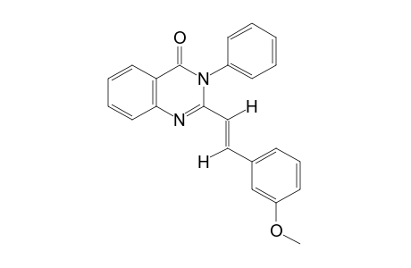 trans-2-(m-METHOXYSTYRYL)-3-PHENYL-4(3H)-QUINAZOLINONE